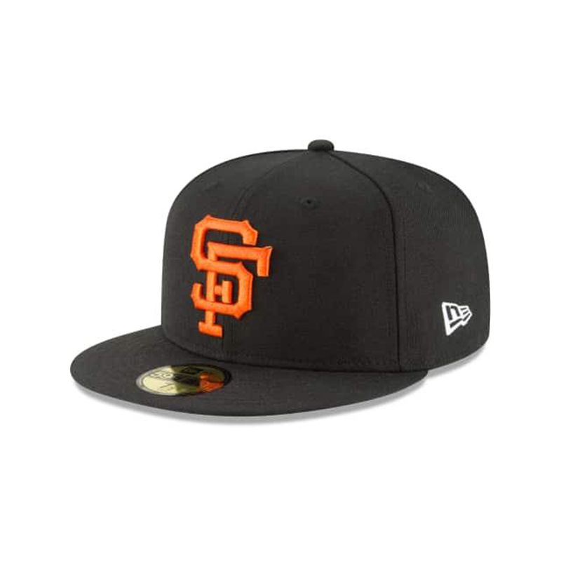 MLB San Francisco Giants 1958 Cooperstown Wool 59Fifty Fitted (GAJ3931) - Black New Era Caps